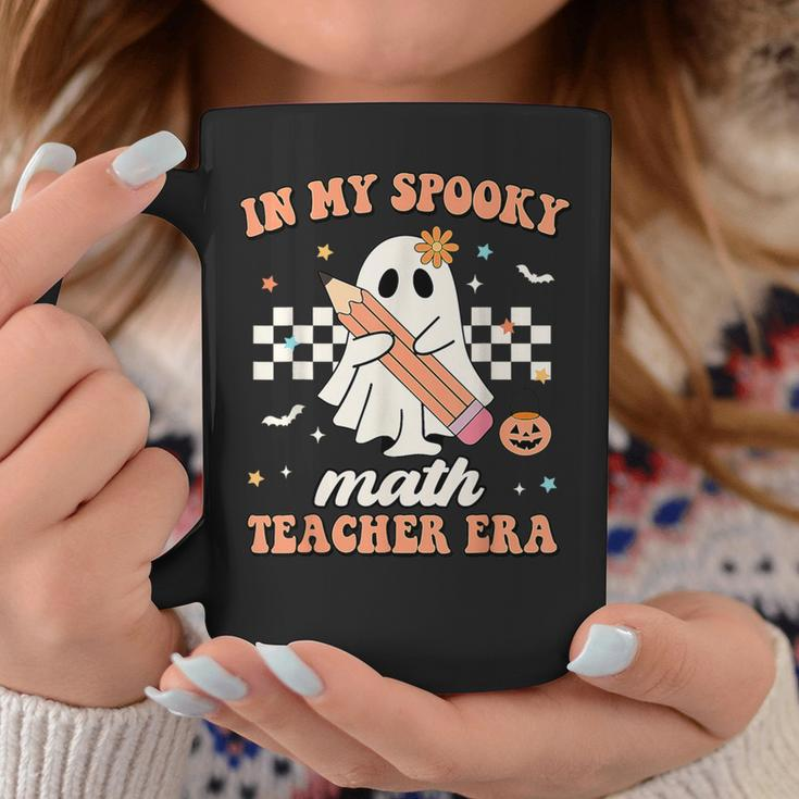 Groovy In My Spooky Math Teacher Era Ghost Halloween Coffee Mug Unique Gifts