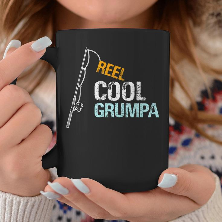 Grumpa From Granddaughter Grandson Reel Cool Grumpa Coffee Mug Unique Gifts