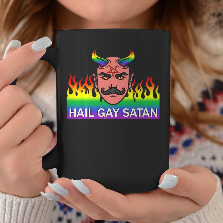 Hail Gay Satan Lgbt Pride Coffee Mug Unique Gifts