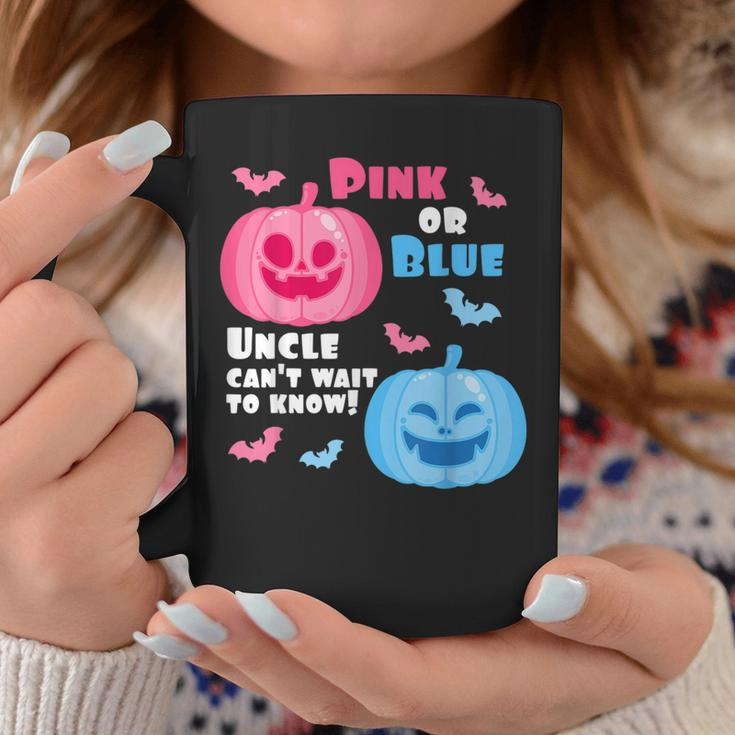 Halloween Gender Reveal Uncle Cant Wait To Know Fall Theme Coffee Mug Unique Gifts