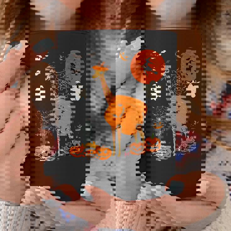 Halloween Giraffe Costume Horror Pumpkin Boo Ghost Lover Halloween Coffee Mug Unique Gifts