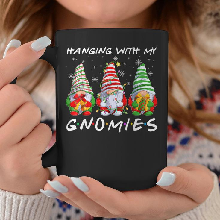 Hanging With Gnomies Gnomes Light Christmas Pajamas Mathicng Coffee Mug Personalized Gifts