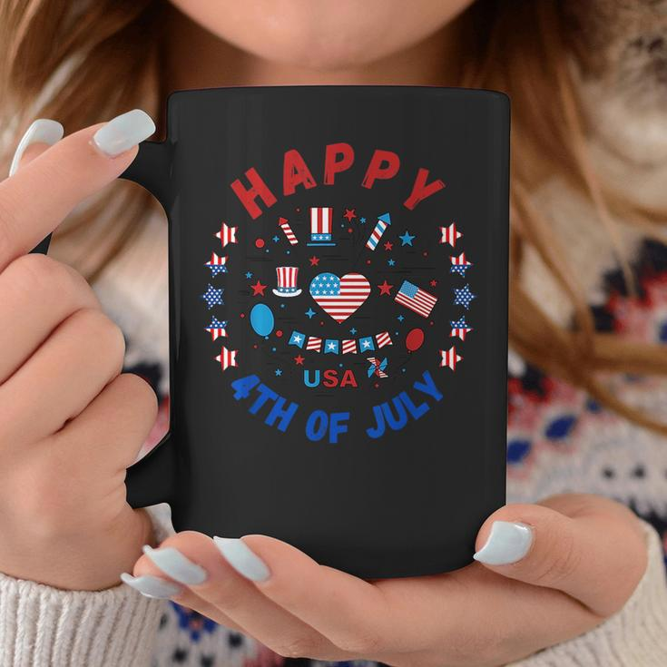 Happy 4Th Of July 2023 Usa Flag Happy Independence Day 2023 Usa Funny Gifts Coffee Mug Unique Gifts