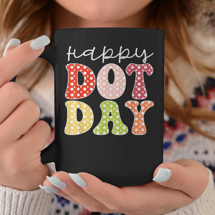 Happy Dot Day 2023 Colorful Pastel International Dot Day Coffee Mug Unique Gifts
