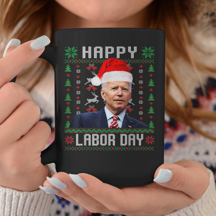 Happy Labor Day Joe Biden Christmas Ugly Sweater Coffee Mug Funny Gifts