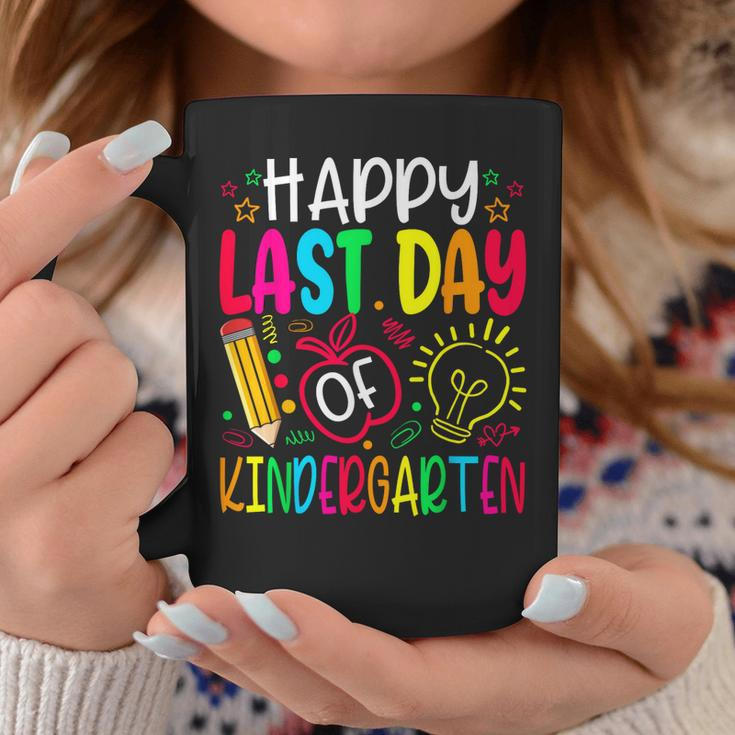 Happy Last Day Of Kindergarten School Funny Teacher Students Coffee Mug Unique Gifts