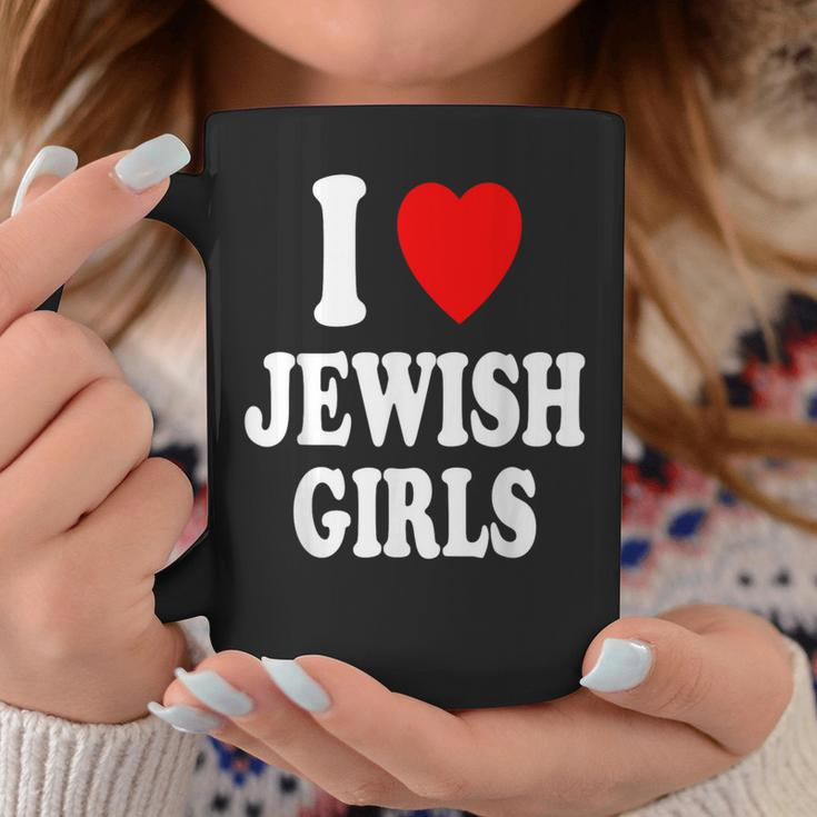 I Heart Love Jewish Girls Hebrew Israel Attraction Coffee Mug Funny Gifts
