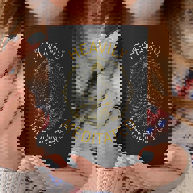 Heavily Meditated Yoga Meditation Spiritual Warrior Buddhist Coffee Mug Unique Gifts Heavily Meditated Yoga Meditation Spiritual Warrior Buddhist Coffee Mug Unique Gifts