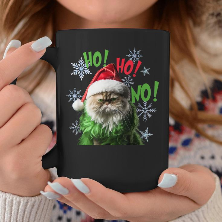 Ho Ho No Bad Cat Christmas Coffee Mug Funny Gifts