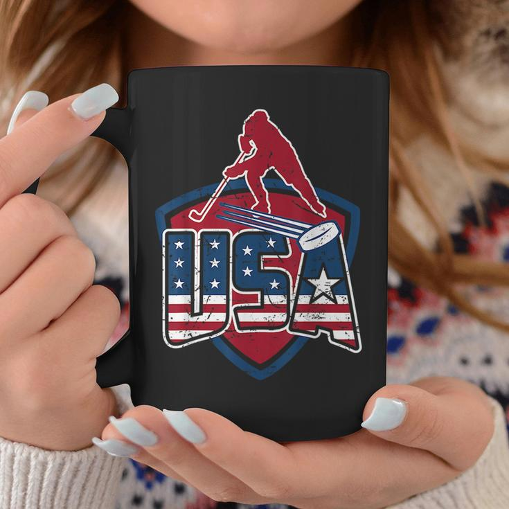 Hockey Usa 2018 Winter Games Red White And Blue Coffee Mug Unique Gifts