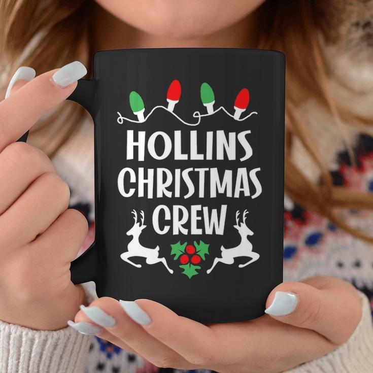 Hollins Name Gift Christmas Crew Hollins Coffee Mug Funny Gifts