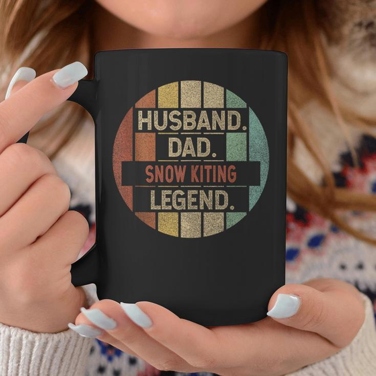 Husband Dad Snow Kiting Legend Vintage Coffee Mug Unique Gifts
