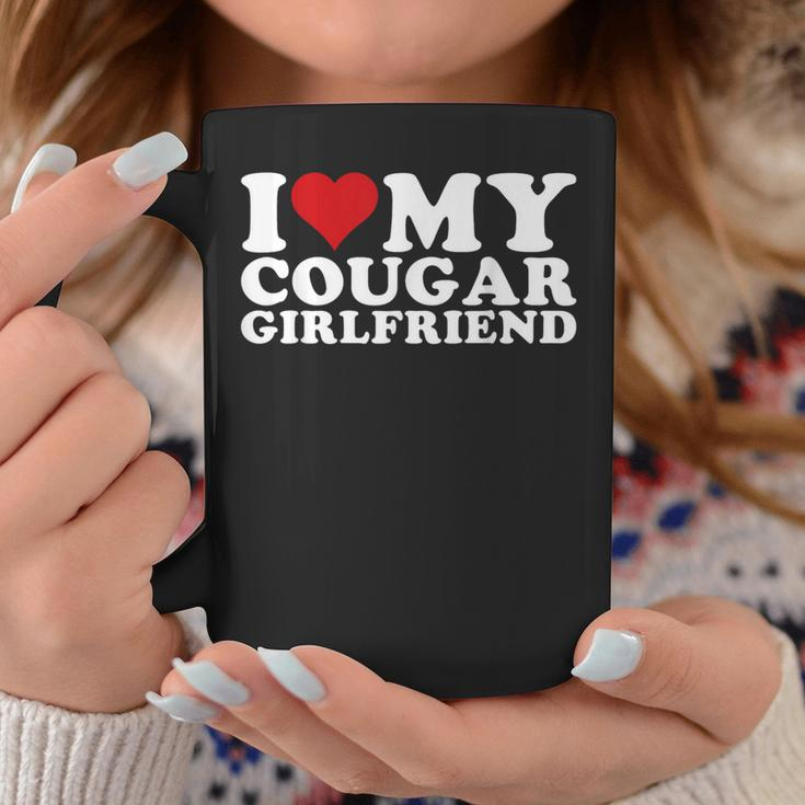 I Love My Cougar Girlfriend I Heart My Cougar Girlfriend Gf Coffee Mug Unique Gifts