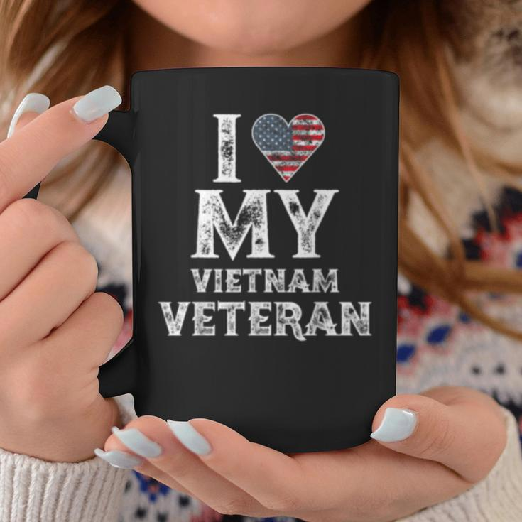 I Love My Vietnam Veteran Vintage Veterans Day Gift Coffee Mug Unique Gifts