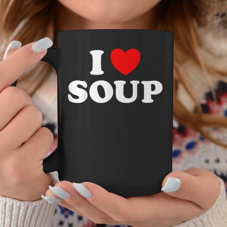 I Love Soup Funny Stew Hot Food Stone Crock Pot Comfort Fan Coffee Mug Funny Gifts