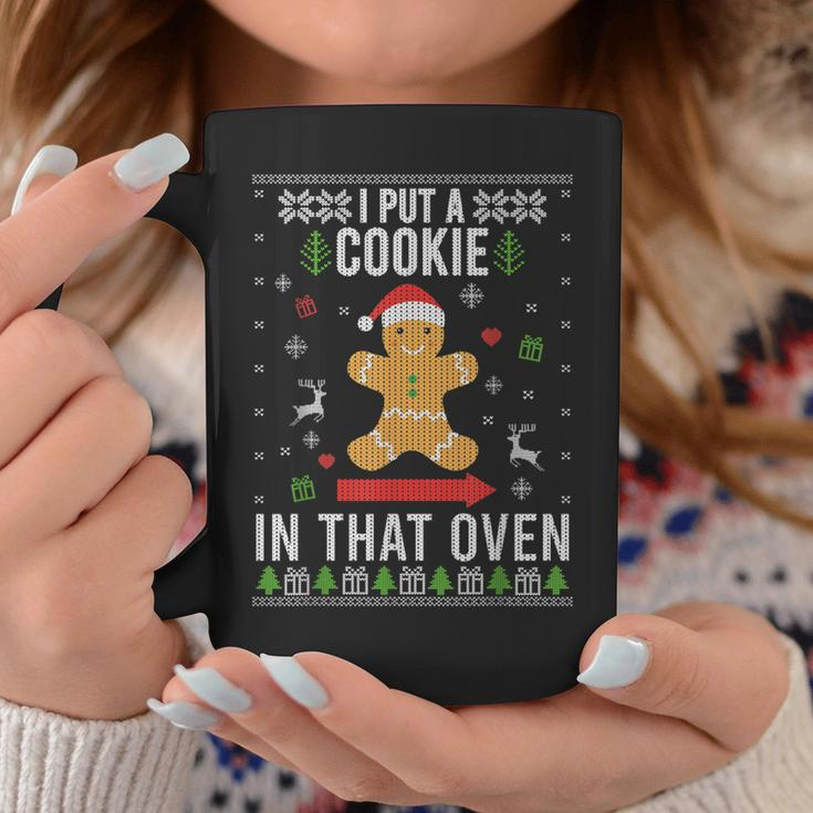 I Put A Cookie In That Oven Dad To Be Gingerbread Christmas Coffee Mug Unique Gifts