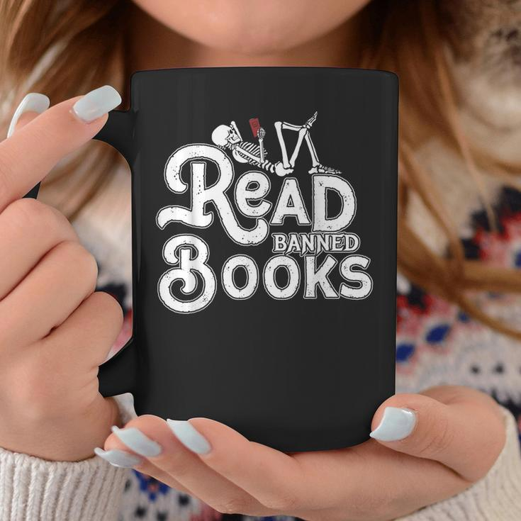 I Read Banned Books Reading Bookworm Coffee Mug Unique Gifts