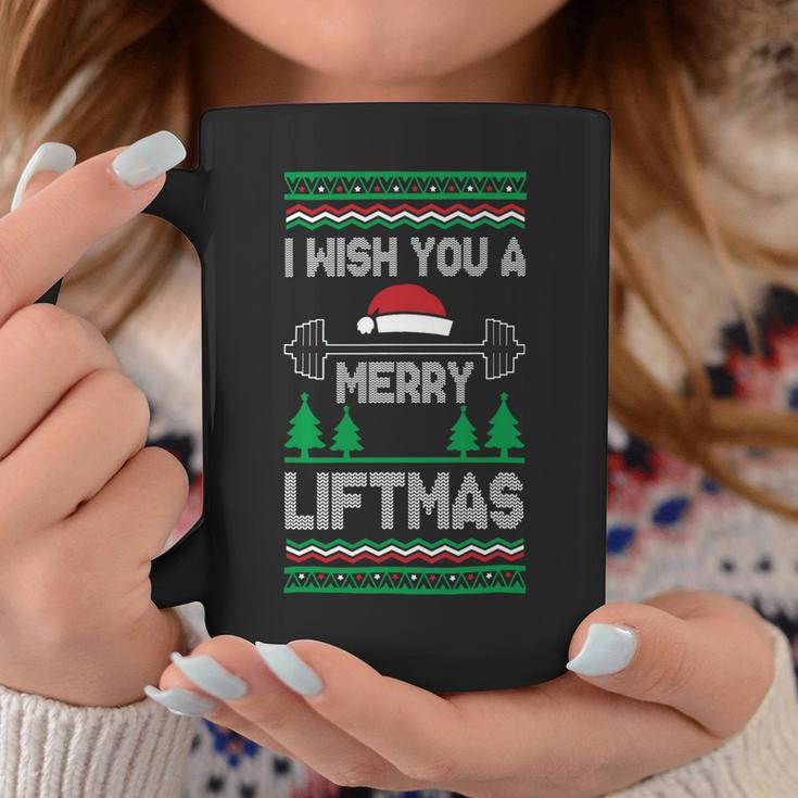 I Wish You A Merry Liftmas Fitness Trainer Coffee Mug Unique Gifts