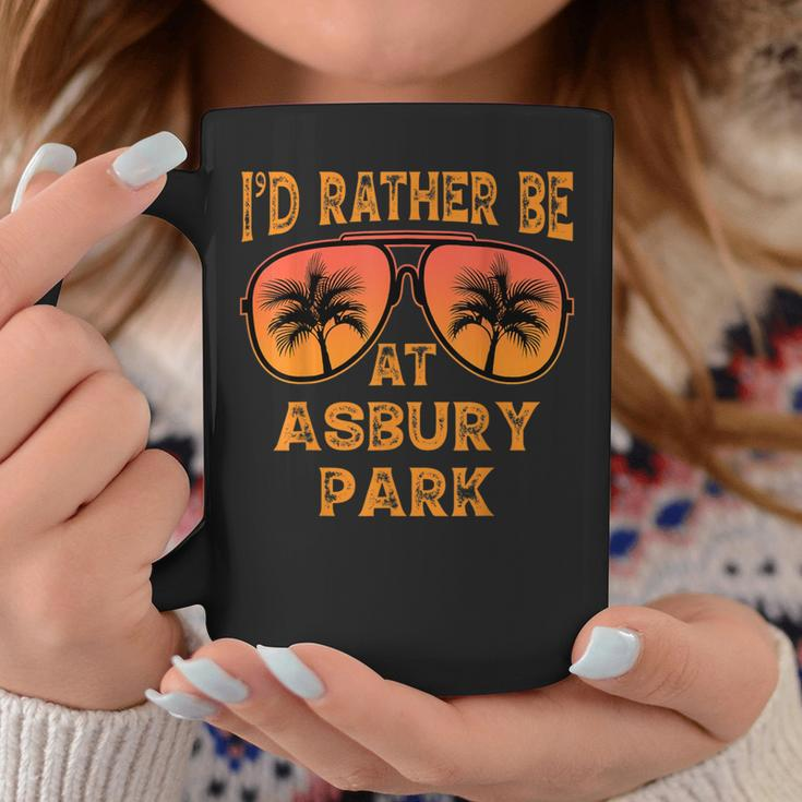 I'd Rather Be At Asbury Park New Jersey Vintage Retro Coffee Mug Unique Gifts