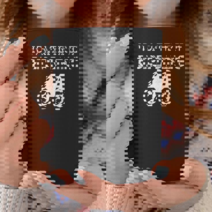 Id Rather Be Birding Binoculars Birdwatching Birdwatching Gifts Coffee Mug Unique Gifts