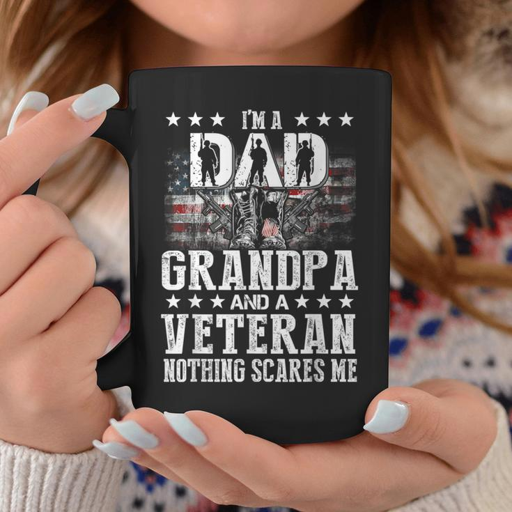 Im A Dad Grandpa Veteran Funny Grandpa Fathers Day Coffee Mug Funny Gifts