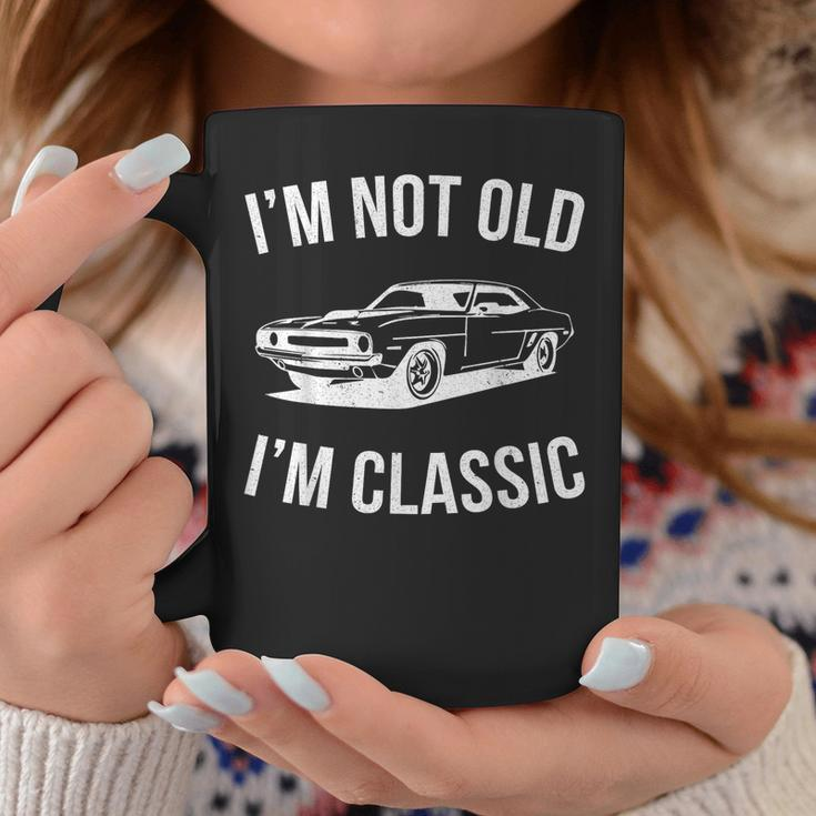 I'm Not Old I'm Classic Dad Classic Car Graphic Coffee Mug Funny Gifts