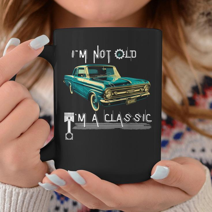 I'm Not Old I'm Classic Dad Retro Colour Vintage Muscle Car Coffee Mug Funny Gifts