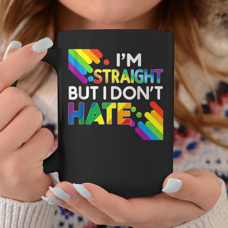 Im Straight But I Dont Hate Lgbt Pride Gay Lesbian Color Coffee Mug Unique Gifts