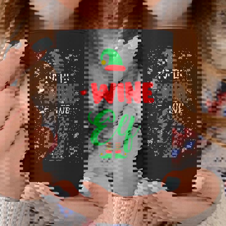 I'm The Wine Lover Elf Christmas Elf Drinking Wine Family Coffee Mug Unique Gifts