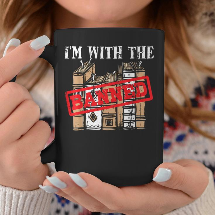 Im With The Banned Books Design For A Literature Teacher Coffee Mug Unique Gifts
