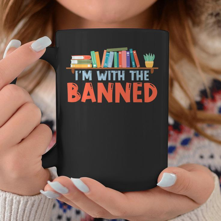 Im With The Banned For Book Lovers Coffee Mug Unique Gifts