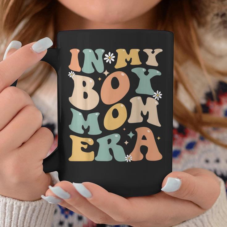 In My Boy Mom Era Groovy Mom Of Boys Gifts Funny Mothers Day Coffee Mug Unique Gifts