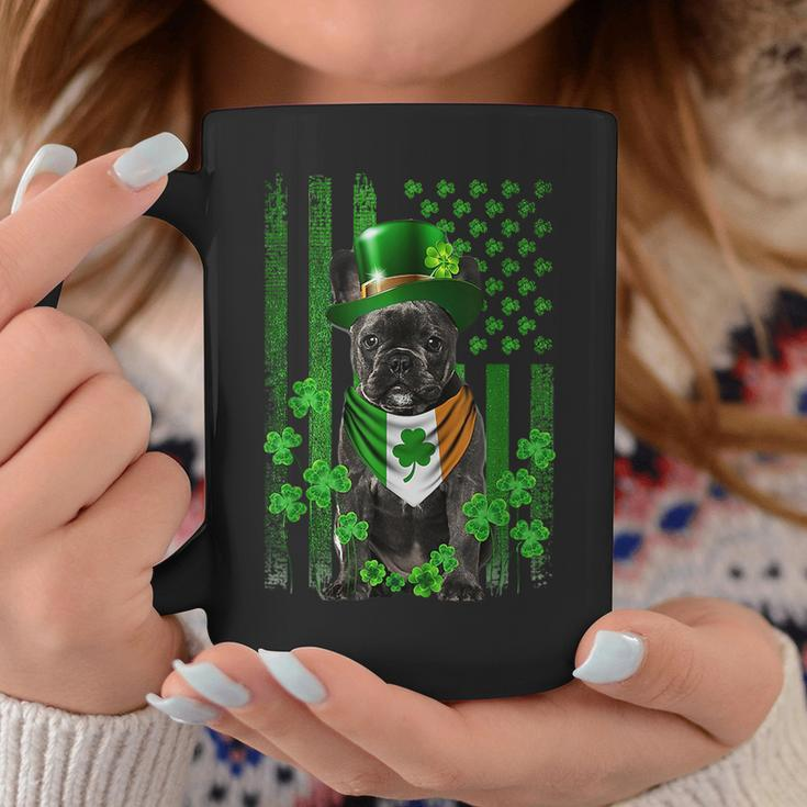 Irish French Bulldog St Patricks Day Funny Leprechaun Flag Leprechaun Funny Gifts Coffee Mug Unique Gifts