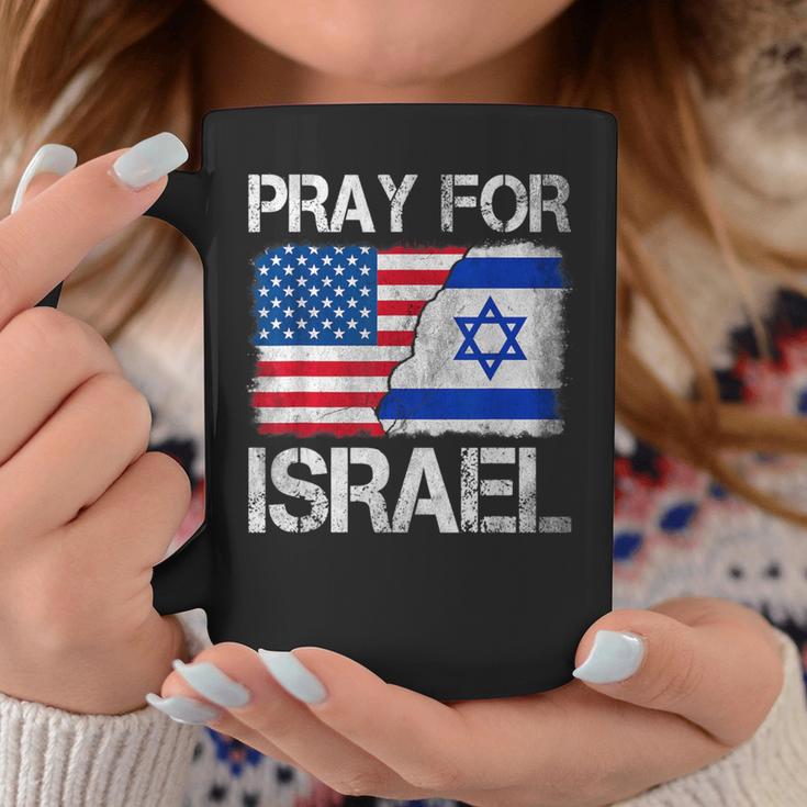 Israel Strong Pray For Israel Us Israel Flag Coffee Mug Unique Gifts