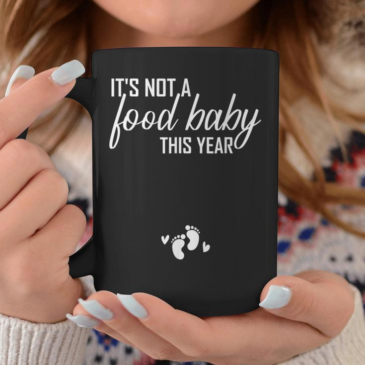 Its Not A Food Baby This Year Thanksgiving Pregnancy Coffee Mug Unique Gifts