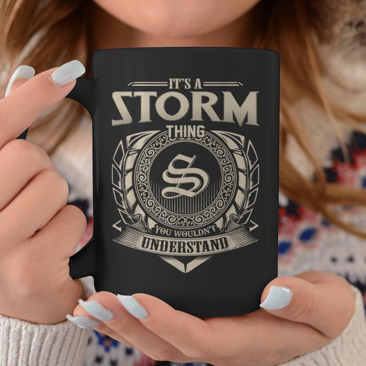 It's A Storm Thing You Wouldn't Understand Name Vintage Coffee Mug Funny Gifts