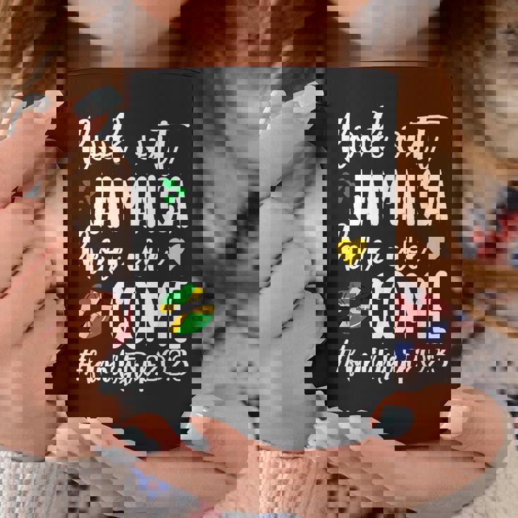 Jamaica Here We Come Family Trip 2023 Vacation Jamaica Coffee Mug Personalized Gifts