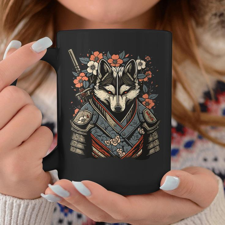Japanese Samurai Wolf Tattoo Vintage Kawaii Ninja Gift For Womens Gift For Women Coffee Mug Unique Gifts