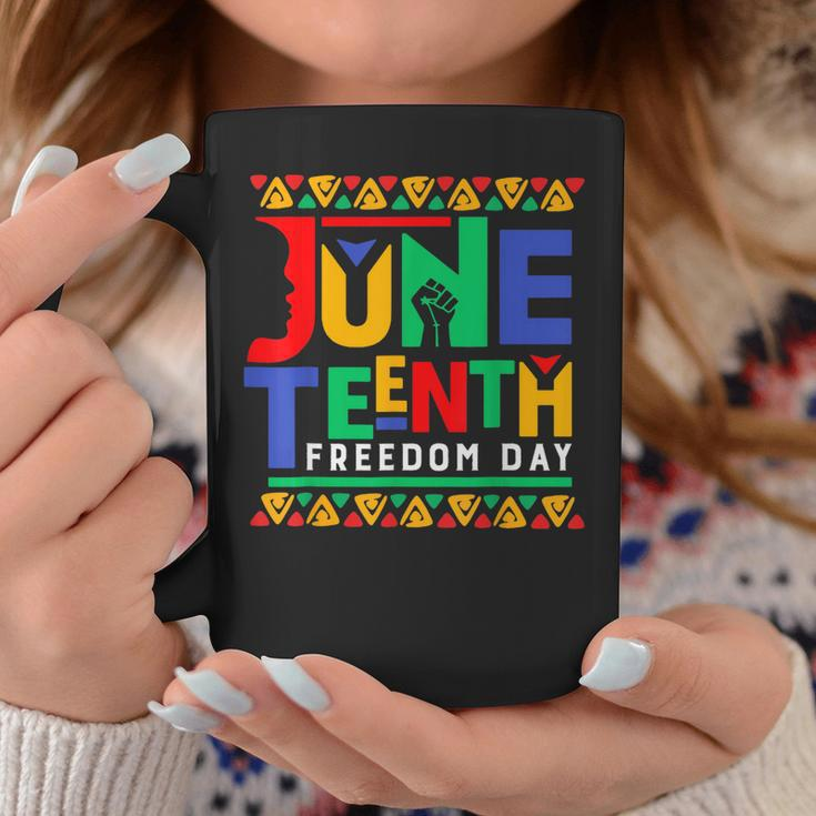 Junenth Celebrate Black Freedom Funny Women Men Outfit Coffee Mug Unique Gifts