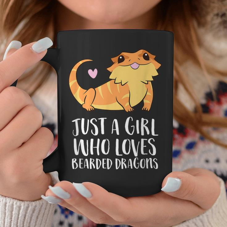 Just A Girl Who Loves Bearded Dragons Lizard Reptile Coffee Mug Unique Gifts