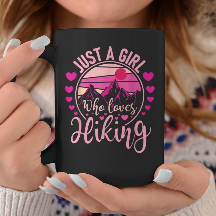 Just A Girl Who Loves Hiking Hiker Mountaineer Coffee Mug Unique Gifts