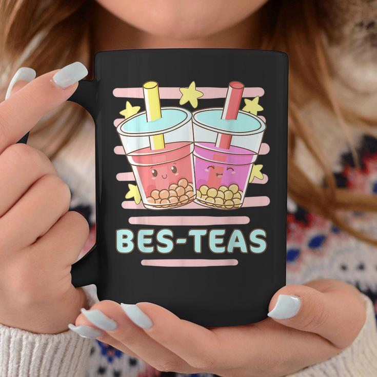 Kawaii Boba Bes-Teas Besties Best Friends Bubble Tea Coffee Mug Unique Gifts