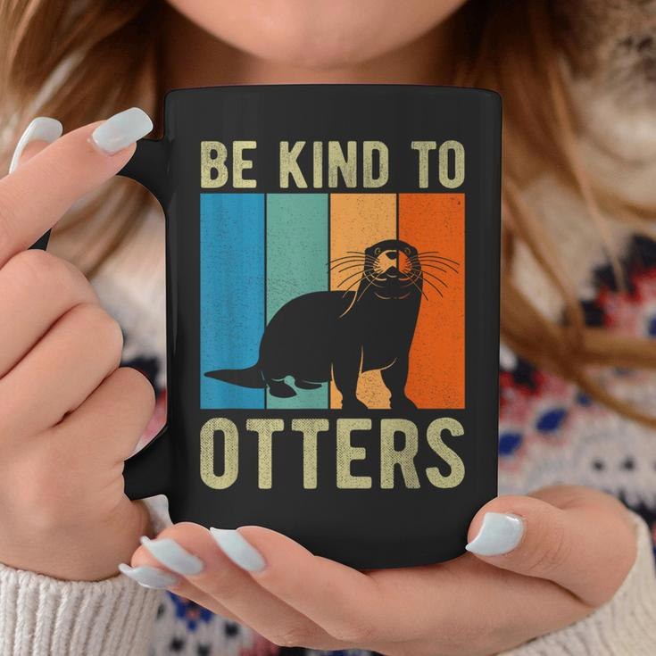 Kids Otter Pun Be Kind To Otters Be Kind To Others Coffee Mug Unique Gifts