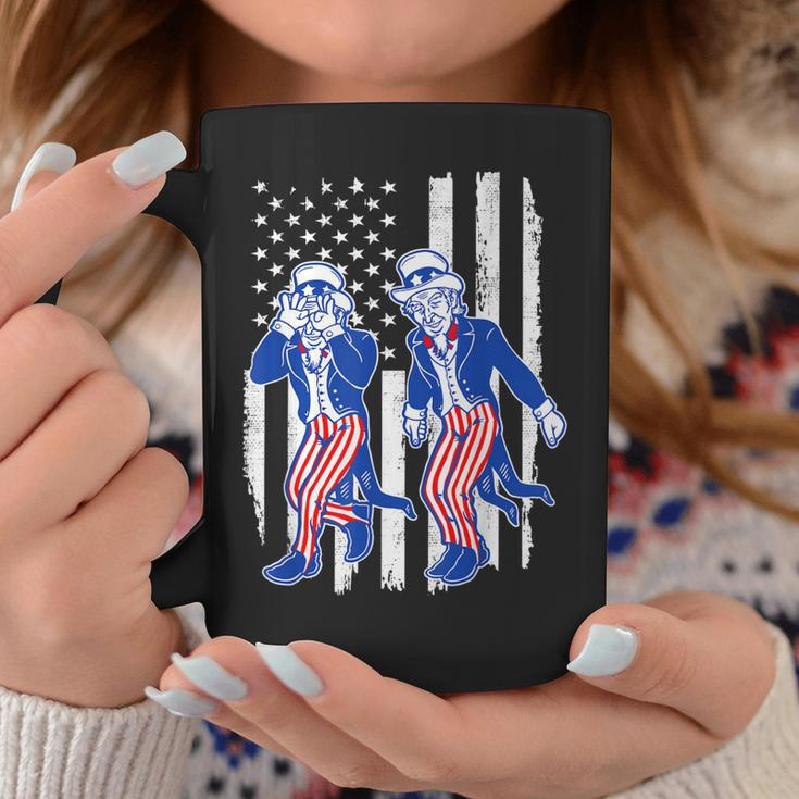 Kids Uncle Sam Griddy Dance 4Th Of July American Flag Coffee Mug Unique Gifts