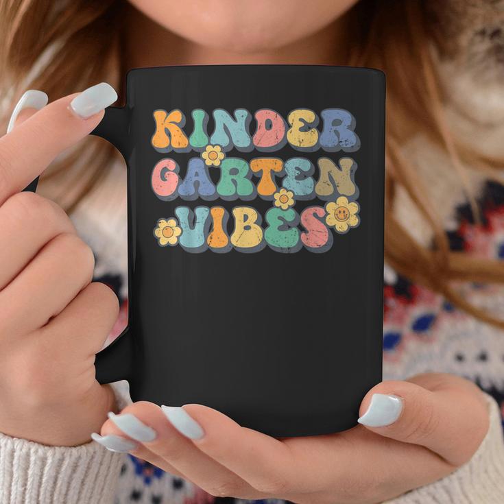 Kindergarten Vibes First Day Back To School Teacher Students Coffee Mug Unique Gifts