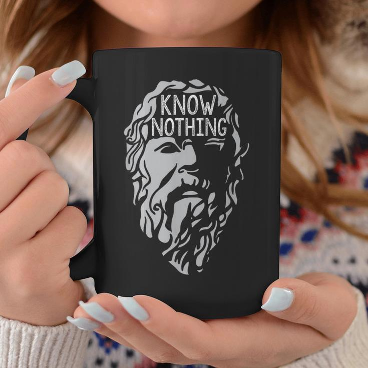 Know Nothing Socrates Philosophy History Quote Coffee Mug Unique Gifts