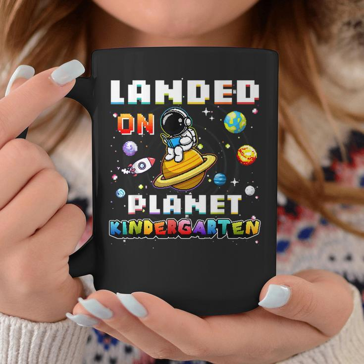 Landed On Planet Kindergarten Astronaut Gamer Space Lover Coffee Mug Funny Gifts