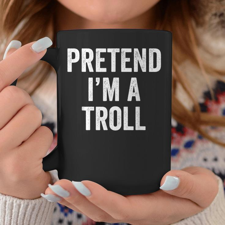 Lazy Halloween Costume Last Minute Gift Pretend Im A Troll Halloween Funny Gifts Coffee Mug Unique Gifts