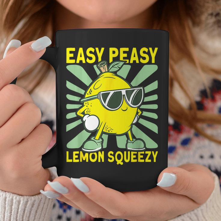 Lemonade Dealer Easy Peasy Lemon Squeezy Lemonade Stand Boss Coffee Mug Funny Gifts
