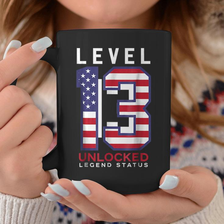 Level 13 Unlocked 13 Year Old Video Gamer & Gaming Coffee Mug Unique Gifts